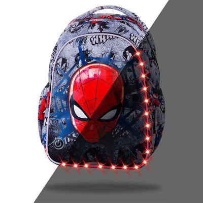 Ruksak CoolPack Disney LED Joy S Spiderman Black