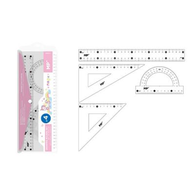 Geometrijski set veći rozi