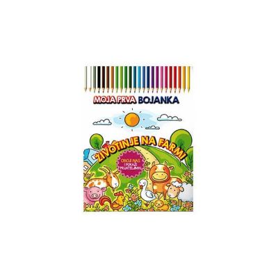 Moja prva bojanka - Životinje na farmi