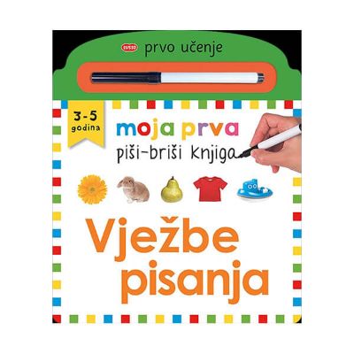 Prvo učenje Piši-briši knjiga - Vježbe pisanja