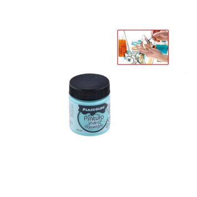 Boja za staklo i porculan svijetloplava