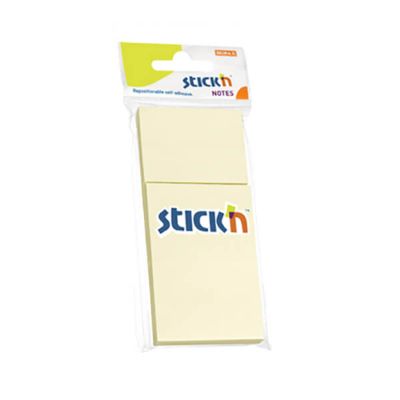 Samoljepljivi blok 38mm×50mm 2/1 žuti Stick’n