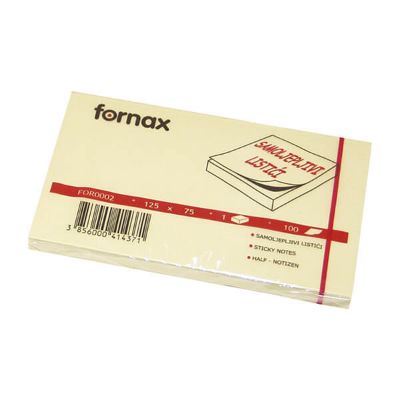 BLOK SAMOLJ. 125X75 100/1 ŽUTI FORN.