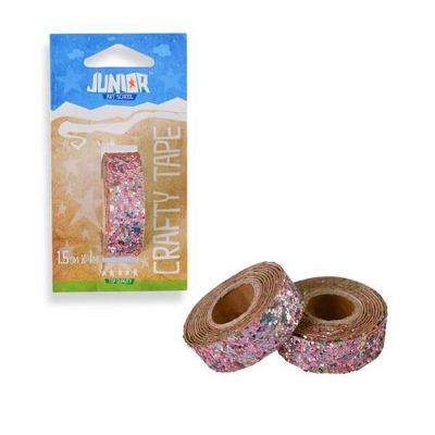 Ukrasna traka gliter roza 721074