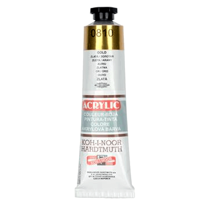 Akrilna boja KOH-I-NOOR 40ml gold 0810