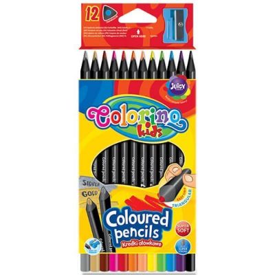 Drvene bojice Colorino 12/1 crno drvo