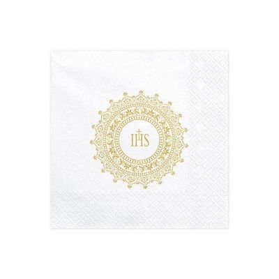 Salvete za Prvu pričest IHS zlatne