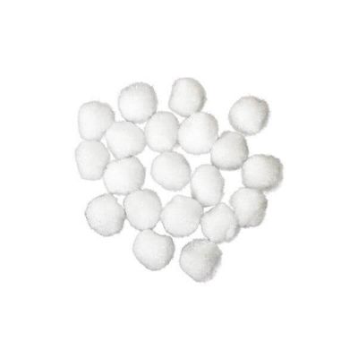 Dekoracija pom pom bijeli 20mm 20/1 137460