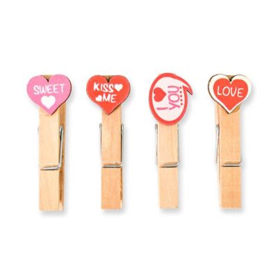 Kvačice drvene Srce 4/1