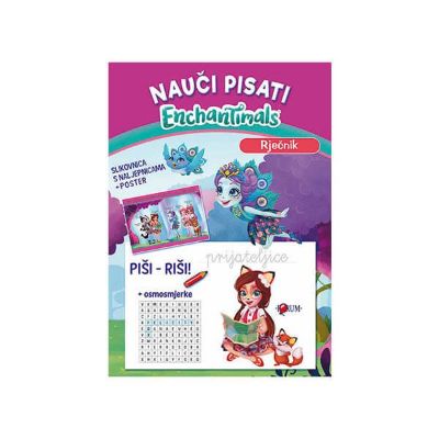Enchantimals Nauči pisati vježbenica - rječnik
