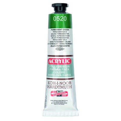 Akrilna boja KOH-I-NOOR 40ml permanent green 0520