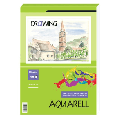 Akvarel blok 110gr, 50 listova, A3