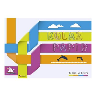 KOLAŽ PAPIR A4 JEDNOSTRANI 25/1 CONNECT