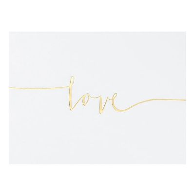 Knjiga gostiju Love zlatni natpis