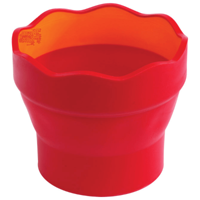 Čaša za tempere Clic&Go Faber Castell crvena blister