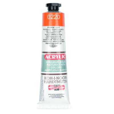 Akrilna boja KOH-I-NOOR 40ml orange light 0220