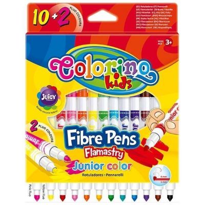 FLOMASTERI JUNIOR 12/1 FLUORESCENTNI 34609PTR COLORINO