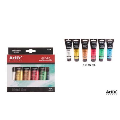 Akrilne boje 6/1 metalik Artix