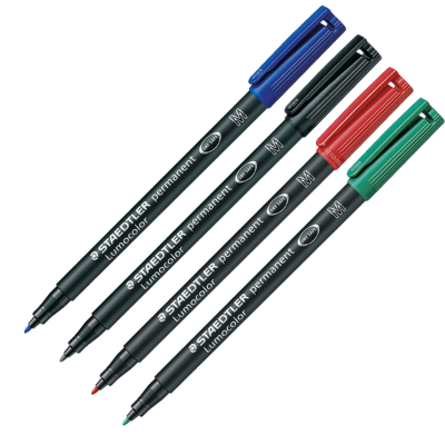 Marker permanentni 1mm Lumocolor Staedtler