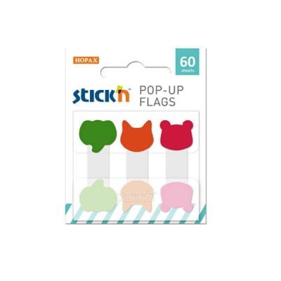 Samoljepljive zastavice 42mm x 15mm 3/1 životinje Stick'n