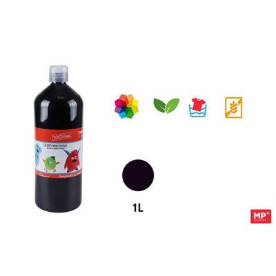 Tempera 1L crna