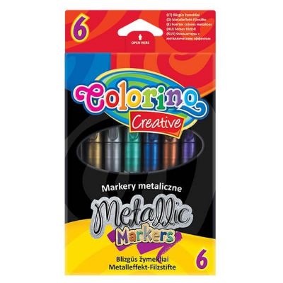 Flomasteri Metallic Colorino