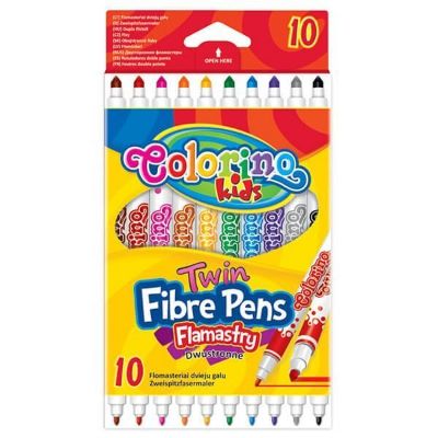 Flomasteri Colorino 10/1 dvostrani