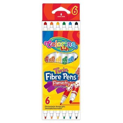 Flomasteri Colorino 6/1 dvostrani