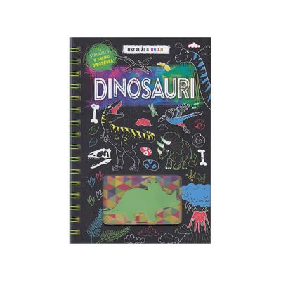 Ostruži i oboji - Dinosauri