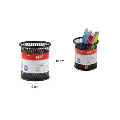 Čaša za olovke metalna žica okrugla crna