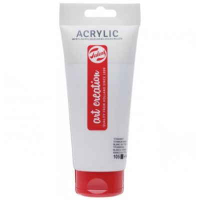 Akrilna boja 200ml. essential titan white