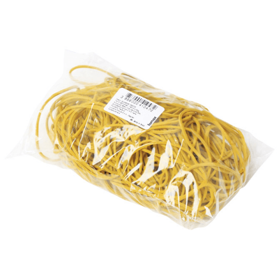 Gumena vezica (gumice za spise) fi-50 mm x širina 1.6mm x 100g Fornax