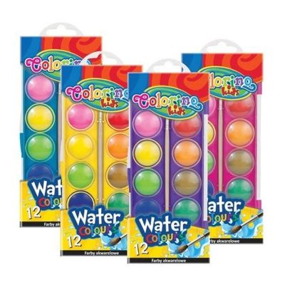 Vodene boje Colorino 12/1 u paleti