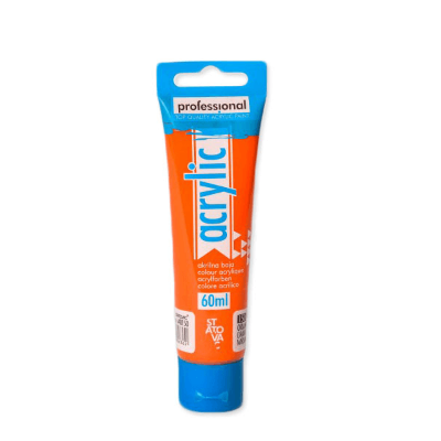 Akrilna boja Professional acrylic Orange tint 60ml