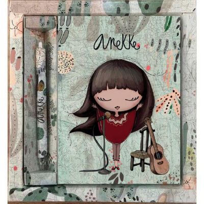 Poklon set Anekke notes i kemijska olovka u kutiji 238646-EC