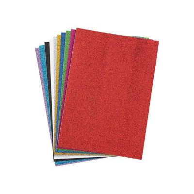 Papir samoljepljivi s gliterom A4 10/1