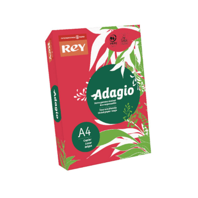 PAPIR FOTOK. A4 CRVENI INTENZIV 80GR. 500/1 ADAGIO REY