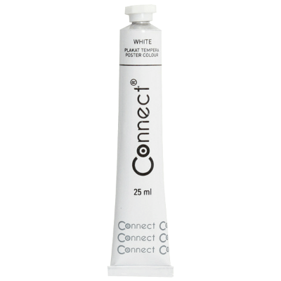  tempera 30ml aluminijska tuba Connect bijela