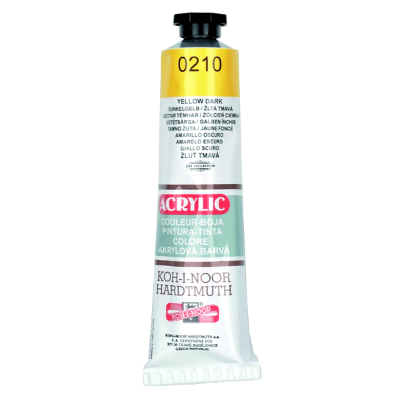 Akrilna boja KOH-I-NOOR 40ml yellow dark 0210