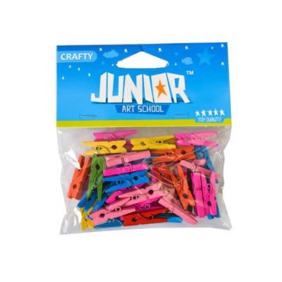 Kvačice drvene mix boja 40/1 137220