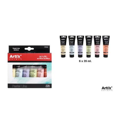Akrilne boje 6/1 pastel Artix