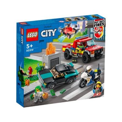 LEGO CITY Vatrogasna akcija i policijska potjera 60319