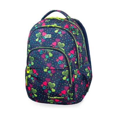 Ruksak CoolPack Basic Plus Lime Hearts