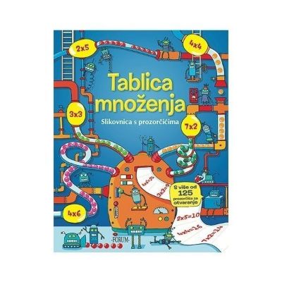 Slikovnica s prozorčićima - Tablica množenja