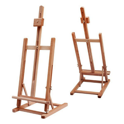 Slikarski stalak, štafelaj, drveni, stolni, podesivi, platno do 56cm, HJ-4B