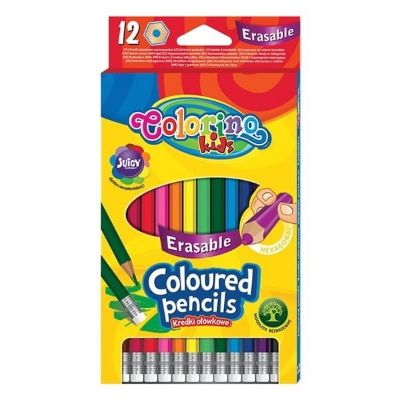 Drvene bojice s gumicom Colorino 12/1