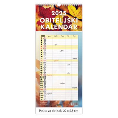 Obiteljski kalendar - 2025.