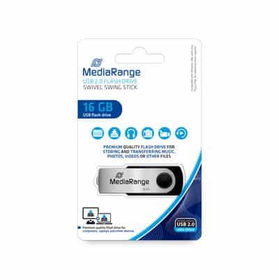 MediaRange USB flash drive, 16GB - MR910