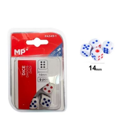 Kockice za igre 14mm 9/1 MP PA349-1
