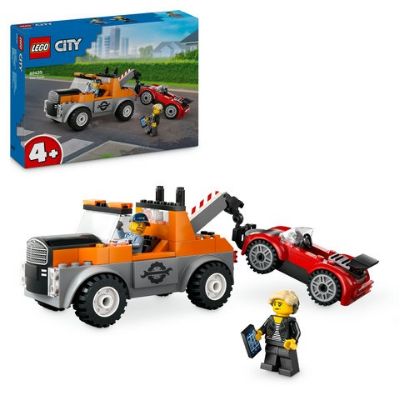 LEGO CITY 60435 VUČNO VOZILO I POPRAVAK SPORTSKOG AUTA 